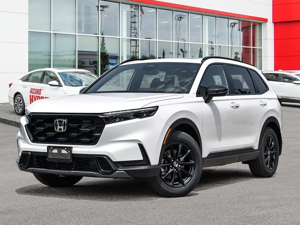 New 2026 Platinum White Pearl Honda SPORT HYBRID image 1