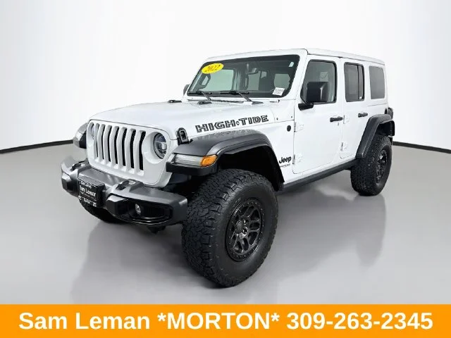 Used 2022 White Jeep Unlimited High Tide image 3