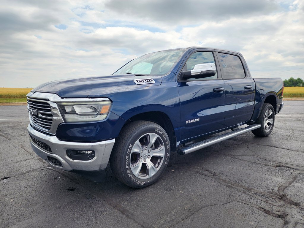 Used 2023 Patriot Blue Pearlcoat Ram Laramie image 1