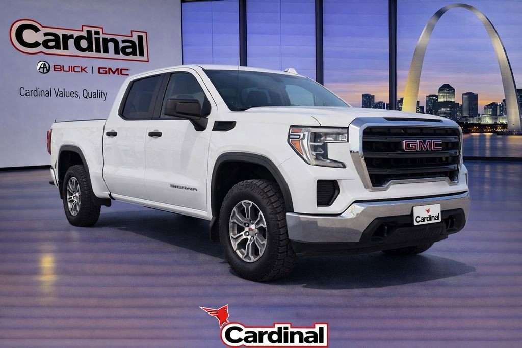 Summit White 2020 GMC Sierra 1500 Crew Cab 4WD Pickup Truck Four-Wheel Drive