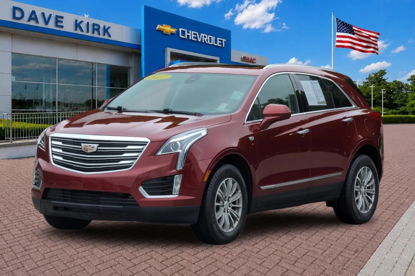 Used 2017 RED PASSION TINTCOAT Cadillac Luxury FWD image 7