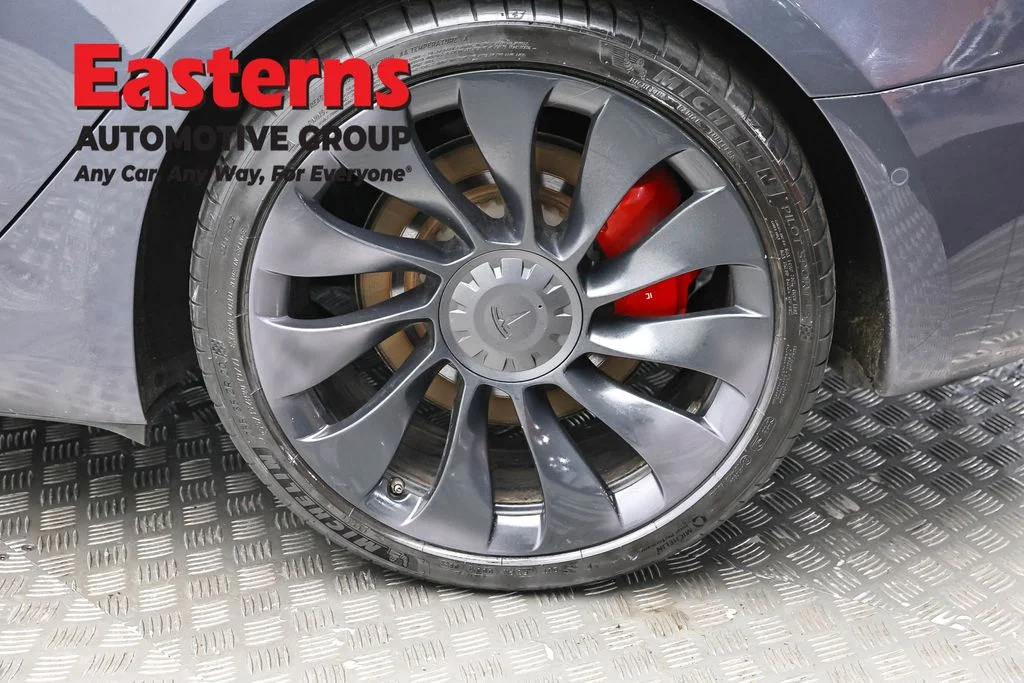 Used 2022 Gray Tesla Performance image 8