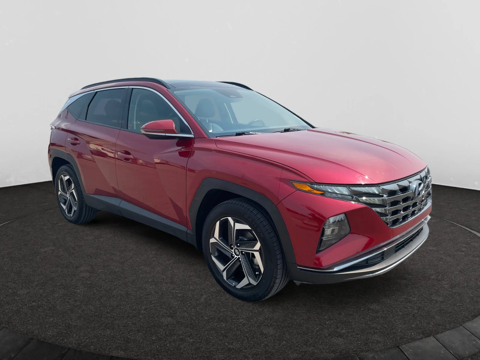 Used 2023 Crimson Red Hyundai LUXURY AWD image 7