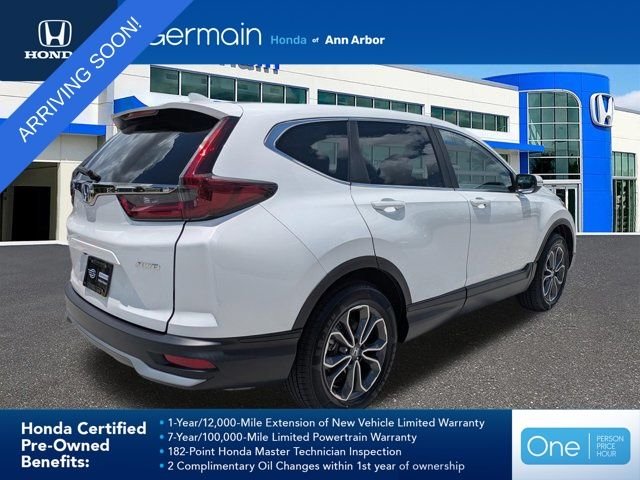 Certified Used 2022 Platinum White Pearl Honda EX image 5