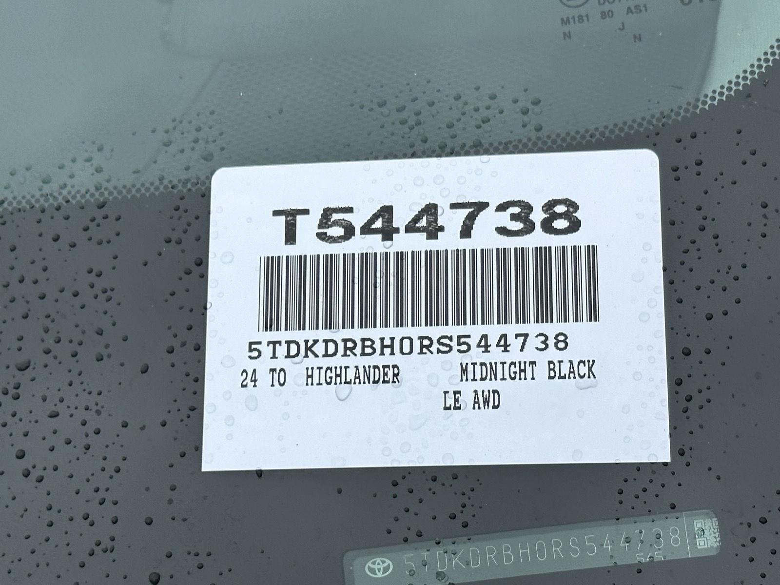 Used 2024 Midnight Black Metallic Toyota XLE image 14