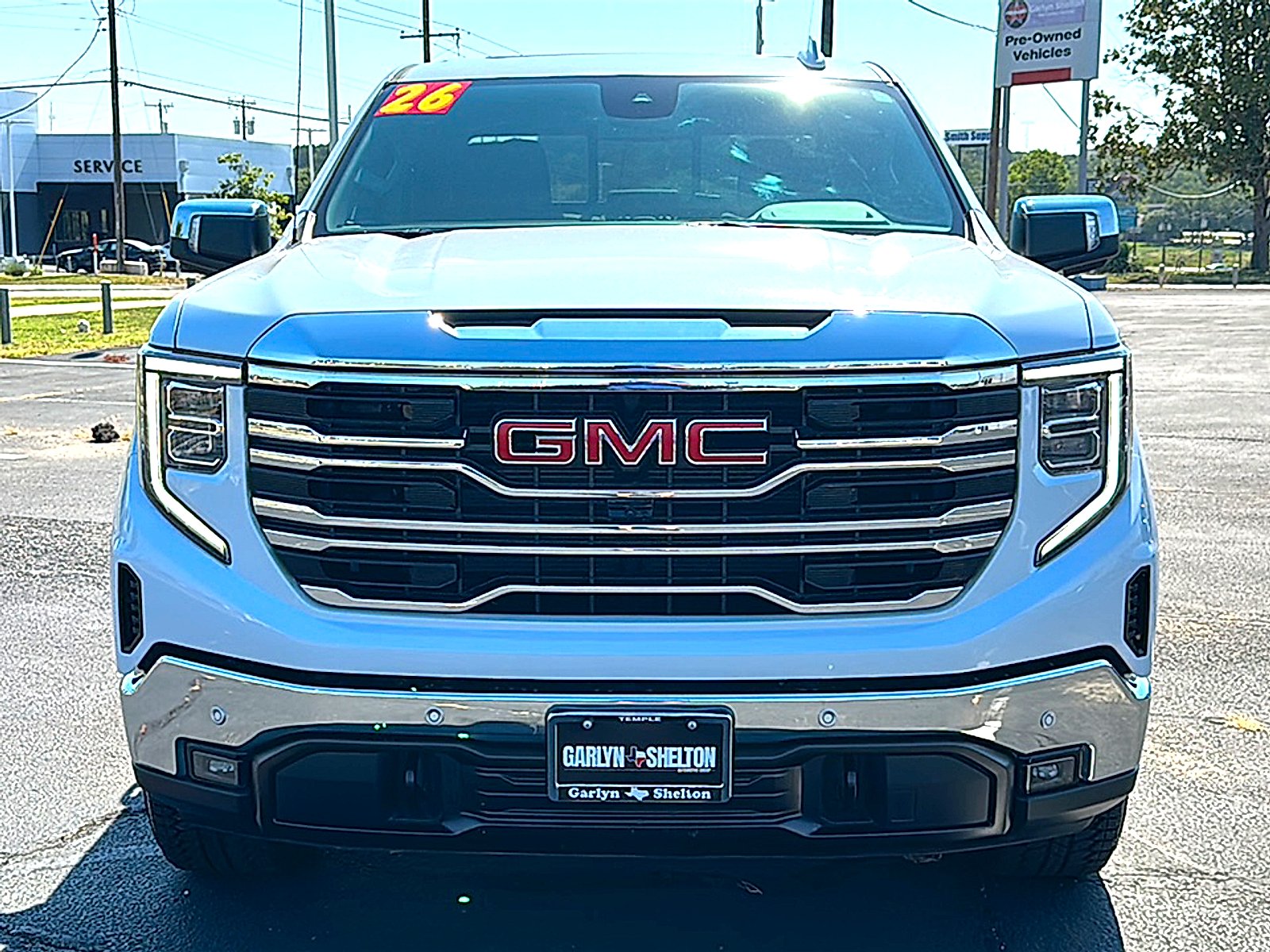 Used 2026 Glacier White Tricoat GMC SLT image 11