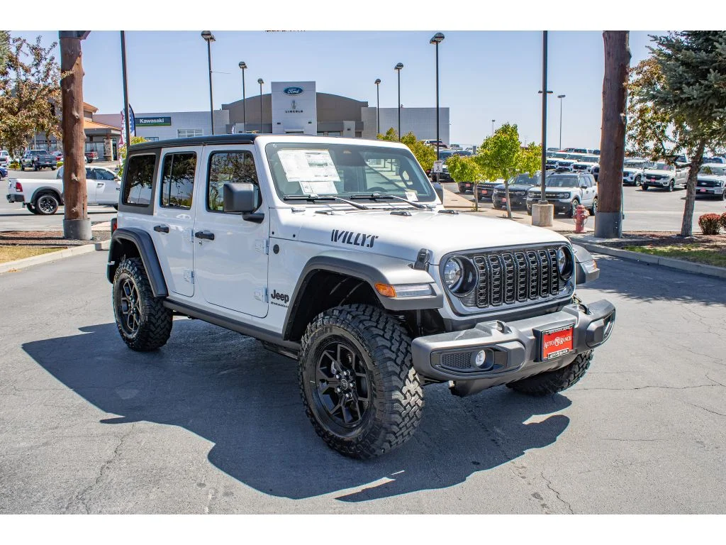 New 2026 Bright White Clearcoat Jeep Willys image 2