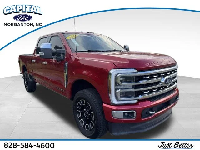 Used 2024 Red Ford Platinum image 1