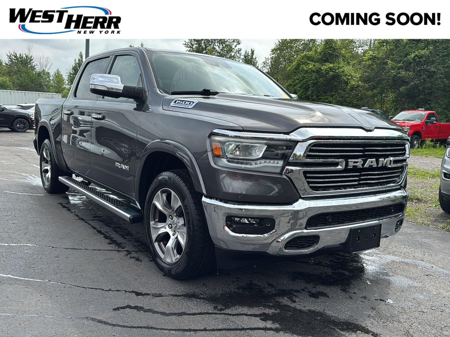 Used 2021 Granite Crystal Metallic Clearcoat Ram Laramie image 1