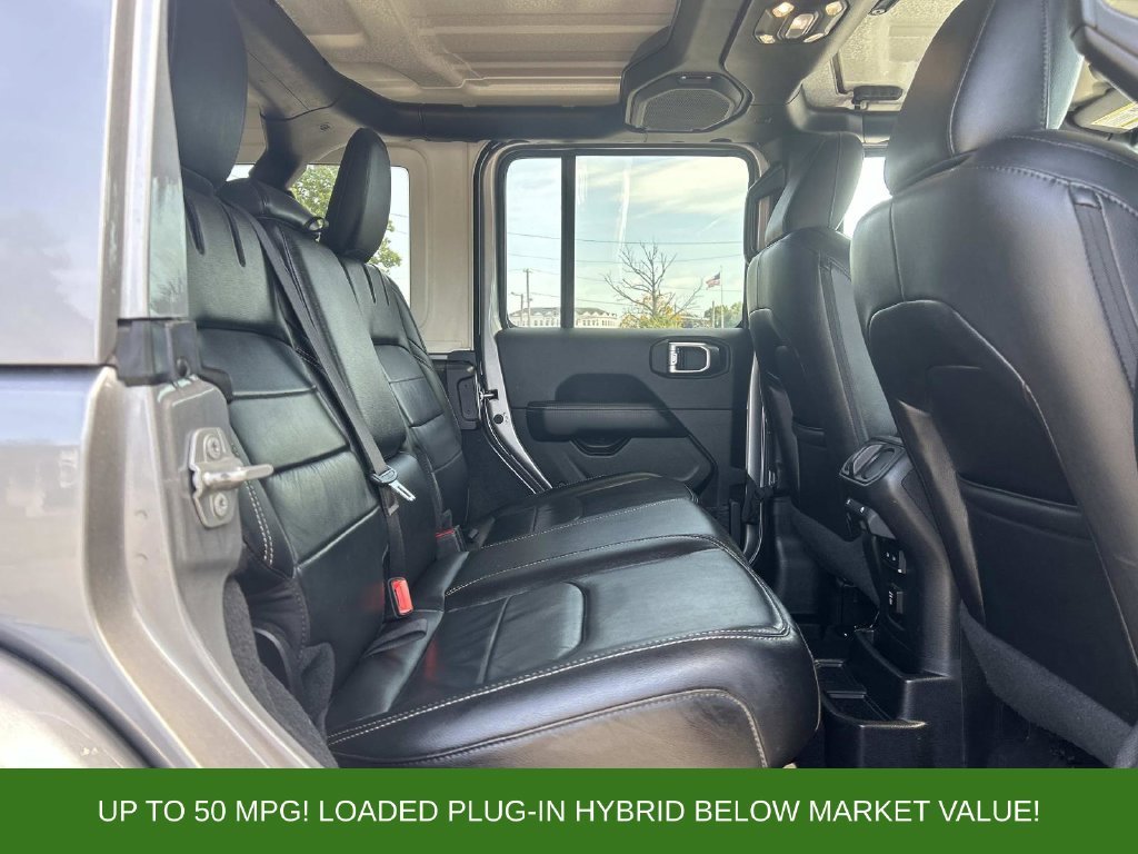 Used 2021 Silver Jeep Unlimited Sahara 4xe image 17