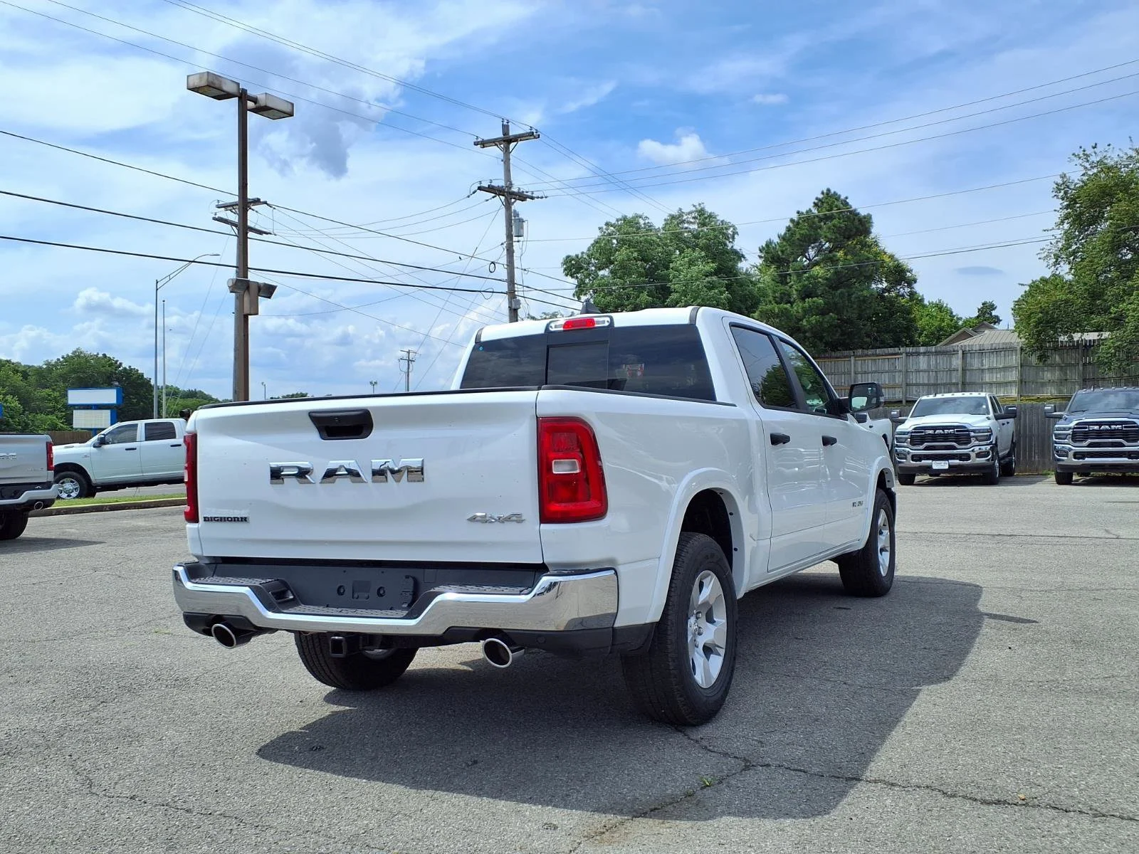 New 2026 Bright White Clear-Coat Exterior Paint RAM Big Horn image 19