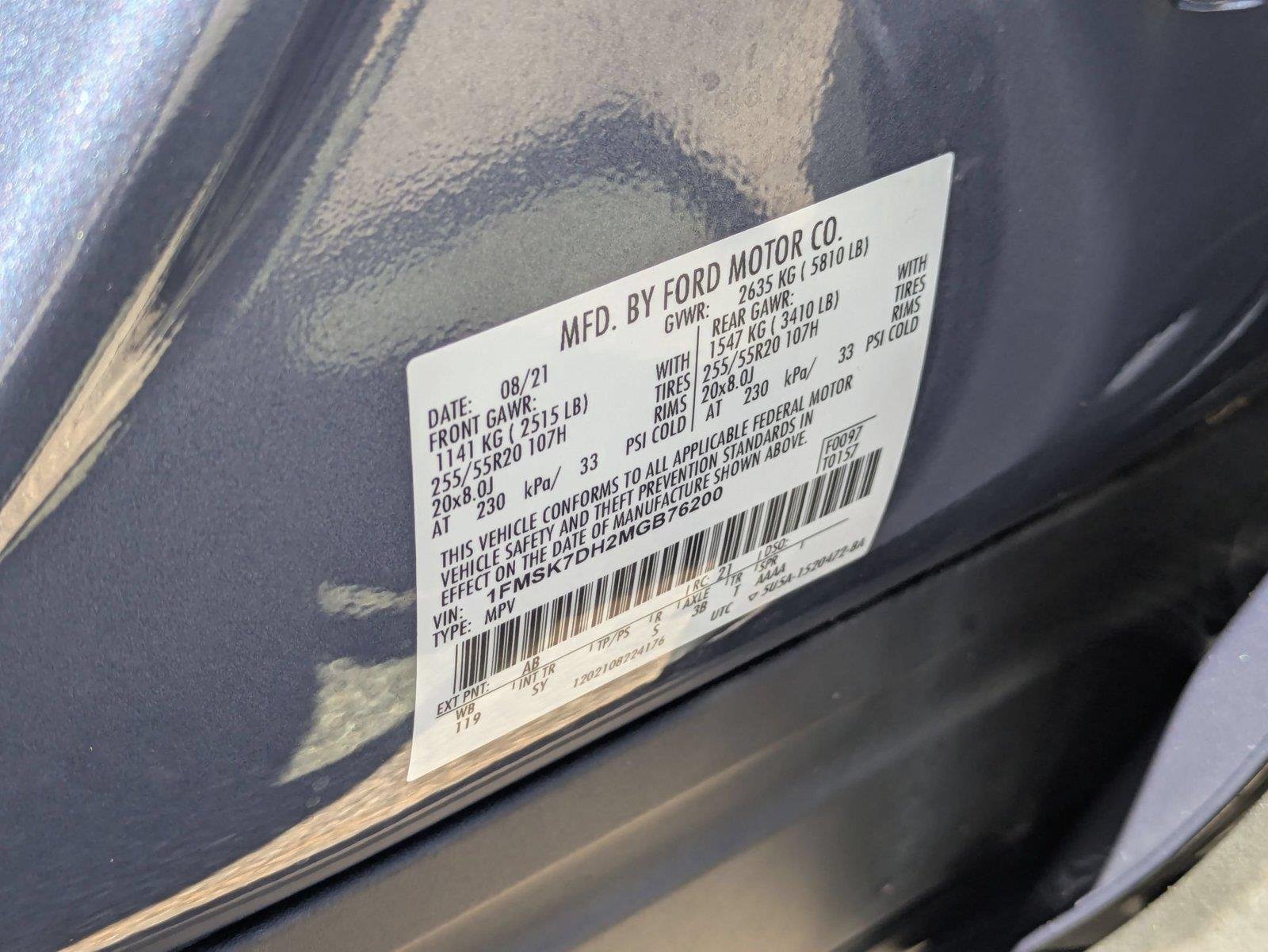 Used 2021 Infinite Blue Metallic Tinted Clearcoat Ford XLT image 37