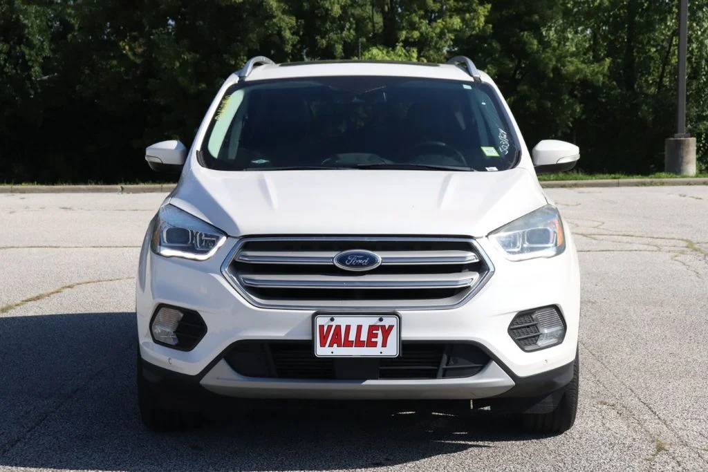 Certified Used 2019 White Platinum Clearcoat Metallic Ford Titanium image 3