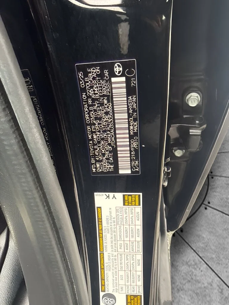Used 2025 Black Toyota LE image 32