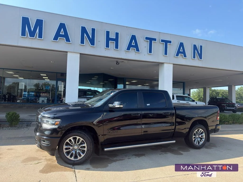 Used 2019 Diamond Black Crystal Pearl Ram Sport image 1