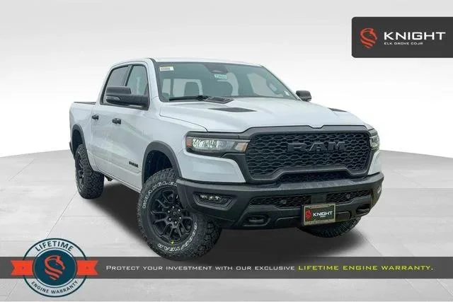 New 2026 Bright White Clear-Coat Exterior Paint RAM REBEL image 1
