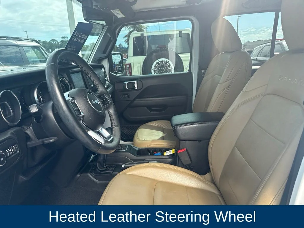 Certified Used 2018 Bright White Clearcoat Jeep Unlimited Sahara image 12