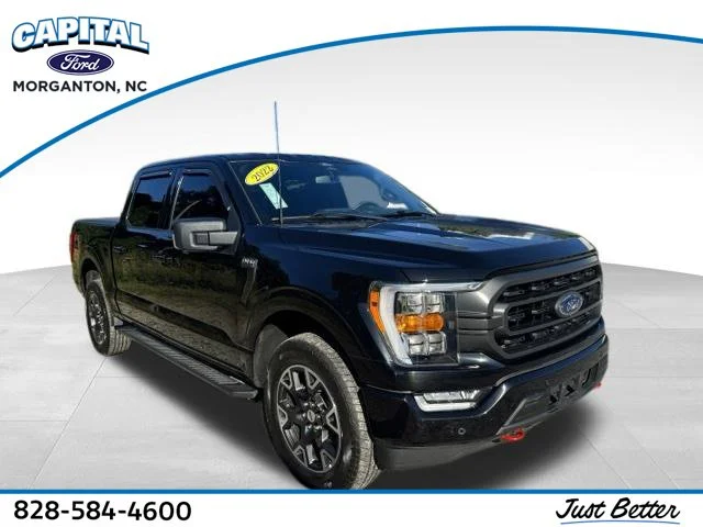Used 2022 Black Ford XLT image 1