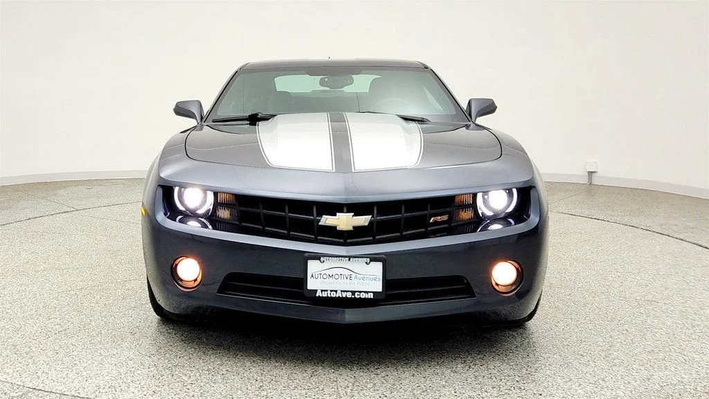 Used 2011 Cyber Gray Metallic Chevrolet 2LT Coupe w/ RS Package, Silver Stripes & Remote Start image 2