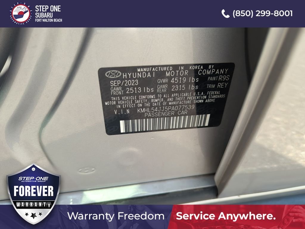 Used 2023 Silver Hyundai Limited image 40
