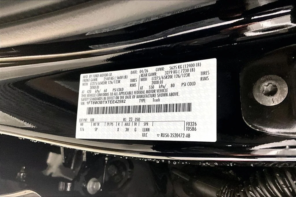 New 2026 Agate Black Metallic Ford F-350® King Ranch® image 12
