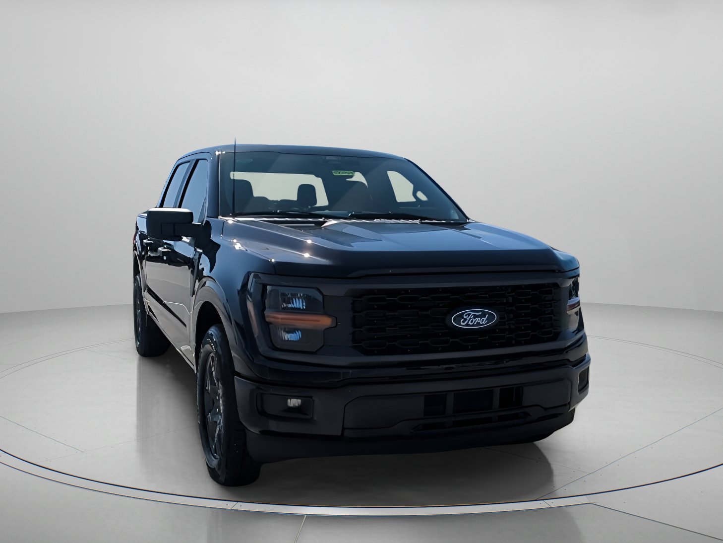 New 2026 Agate Black Metallic Ford STX Crew Cab Pickup image 2