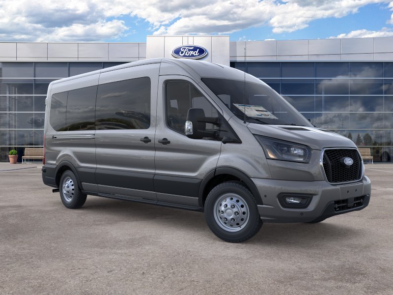 New 2026 Carbonized Gray Metallic Ford Passenger Van XLT image 28