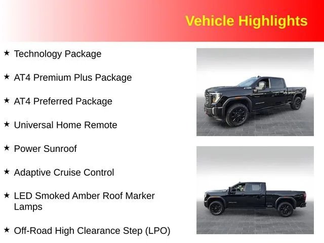 Used 2024 Onyx Black GMC AT4 image 3