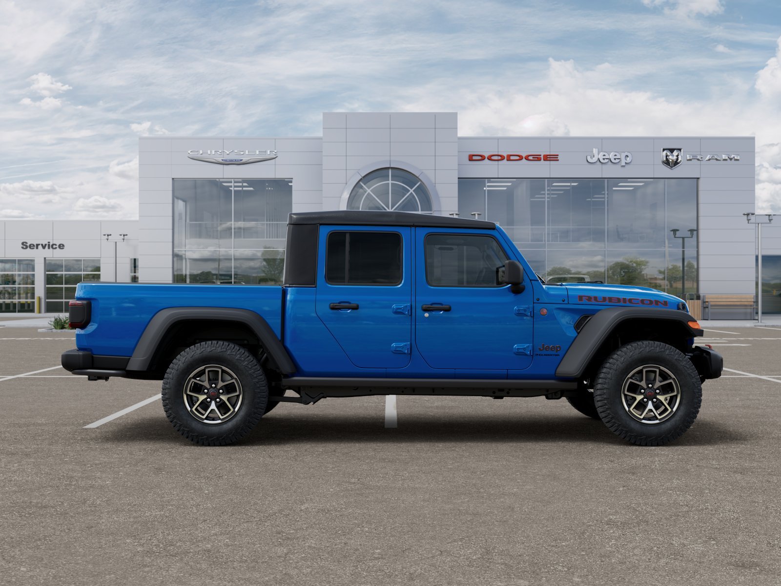 New 2026 Hydro Blue Pearl-Coat Exterior Paint Jeep Rubicon image 50