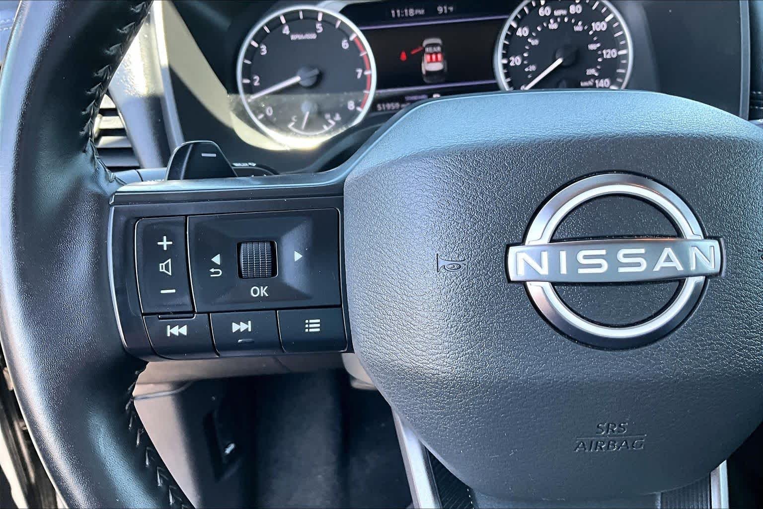 Used 2025 Super Black Nissan SV image 22