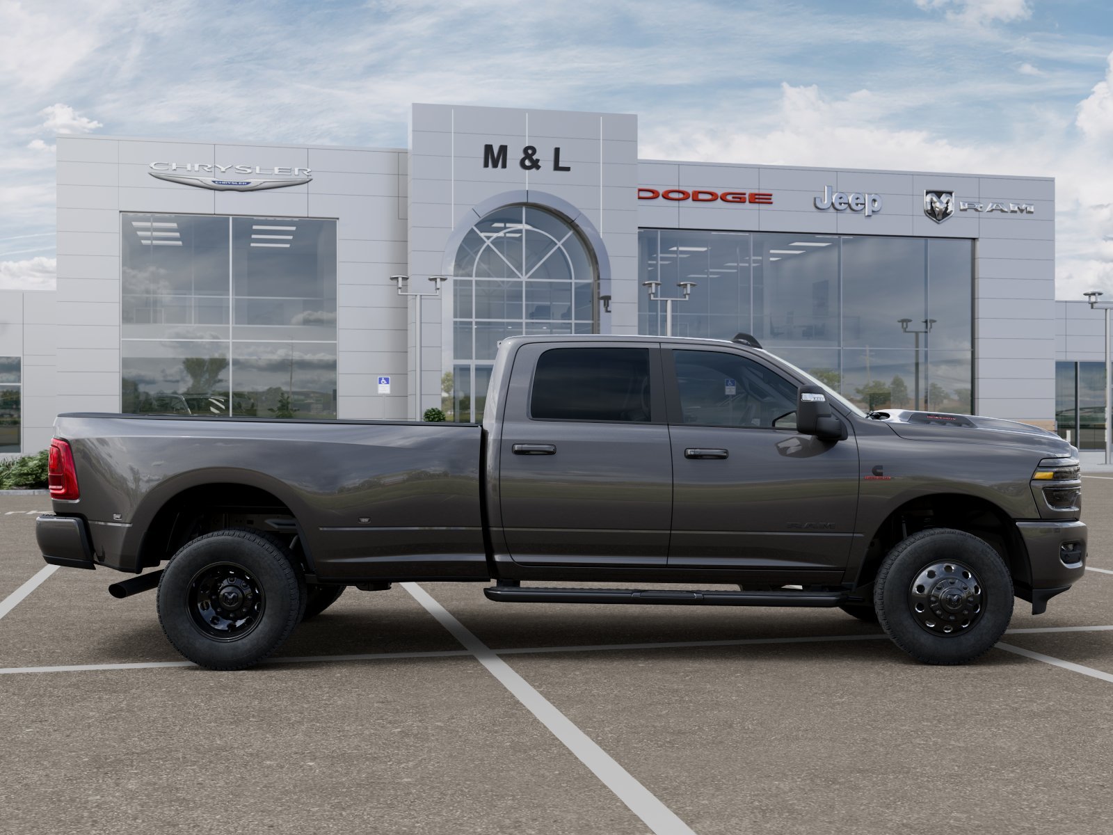 New 2026 Granite Crystal Metallic Clear-Coat Exterior Paint RAM Laramie image 47