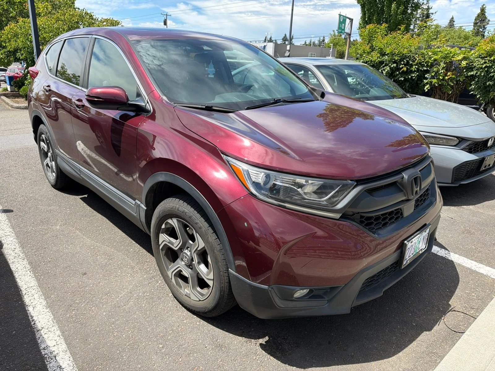 Certified Used 2019 Basque Red Pearl II Honda EX-L image 3