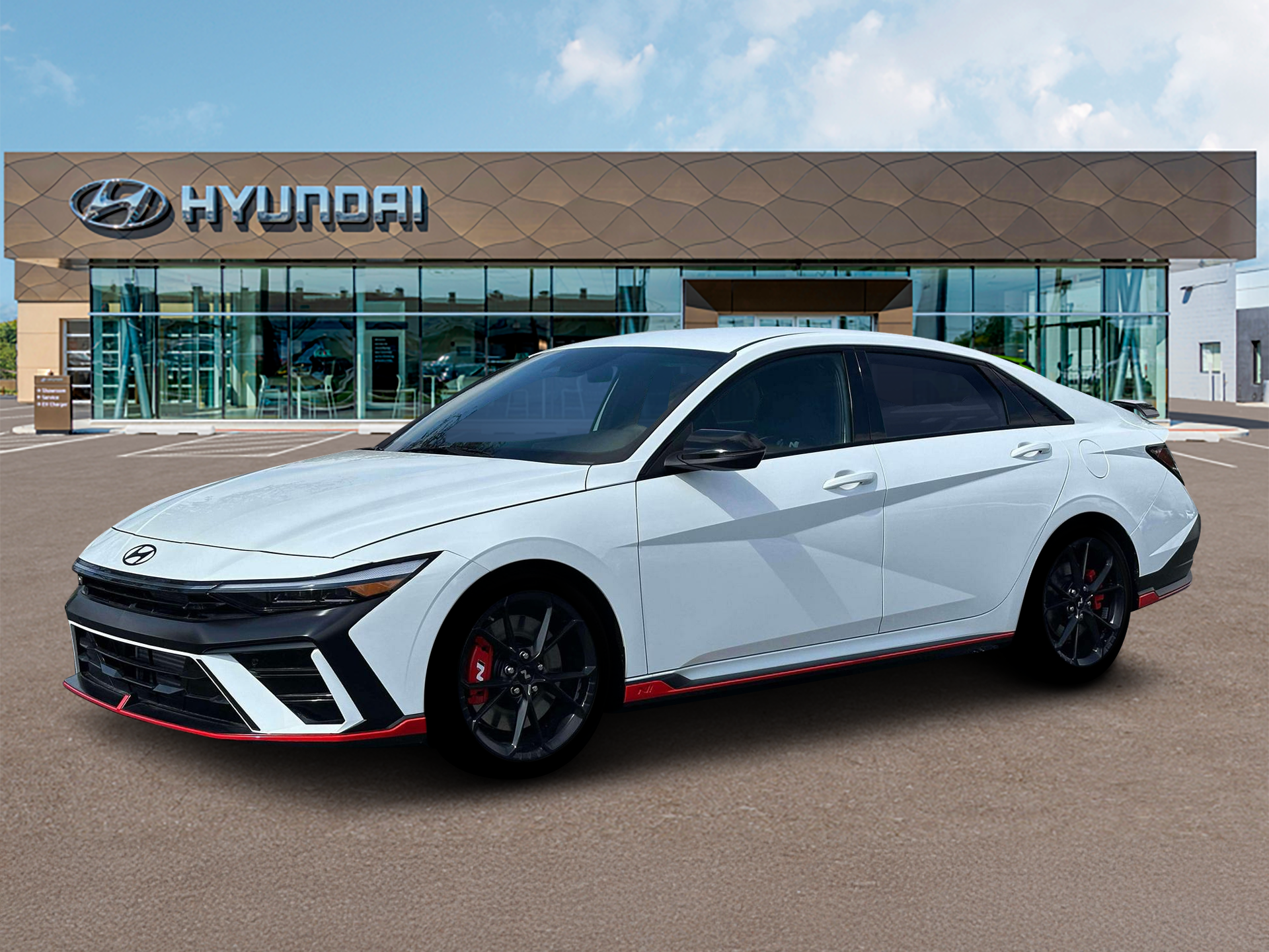 New 2026 Atlas White Hyundai Sedan image 2