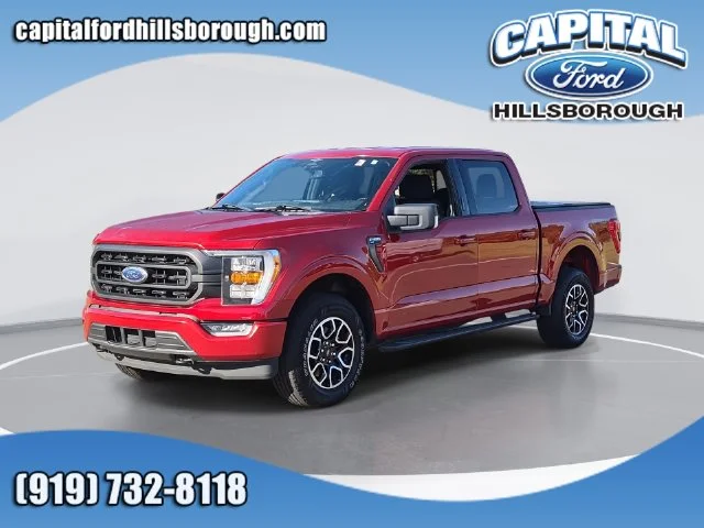 Used 2023 Red Ford XLT image 1