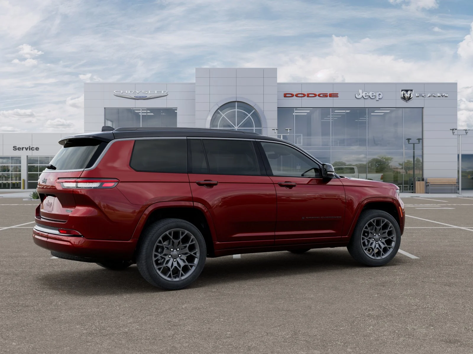 New 2026 Velvet Red Pearl-Coat Exterior Paint Jeep Summit image 43