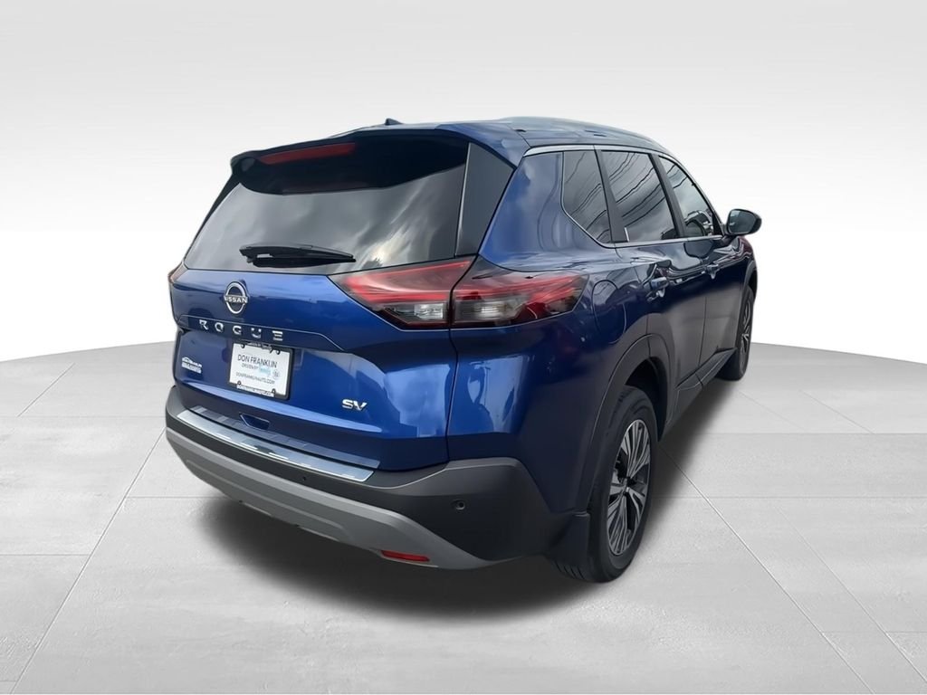 Certified Used 2023 Blue Nissan SV image 8
