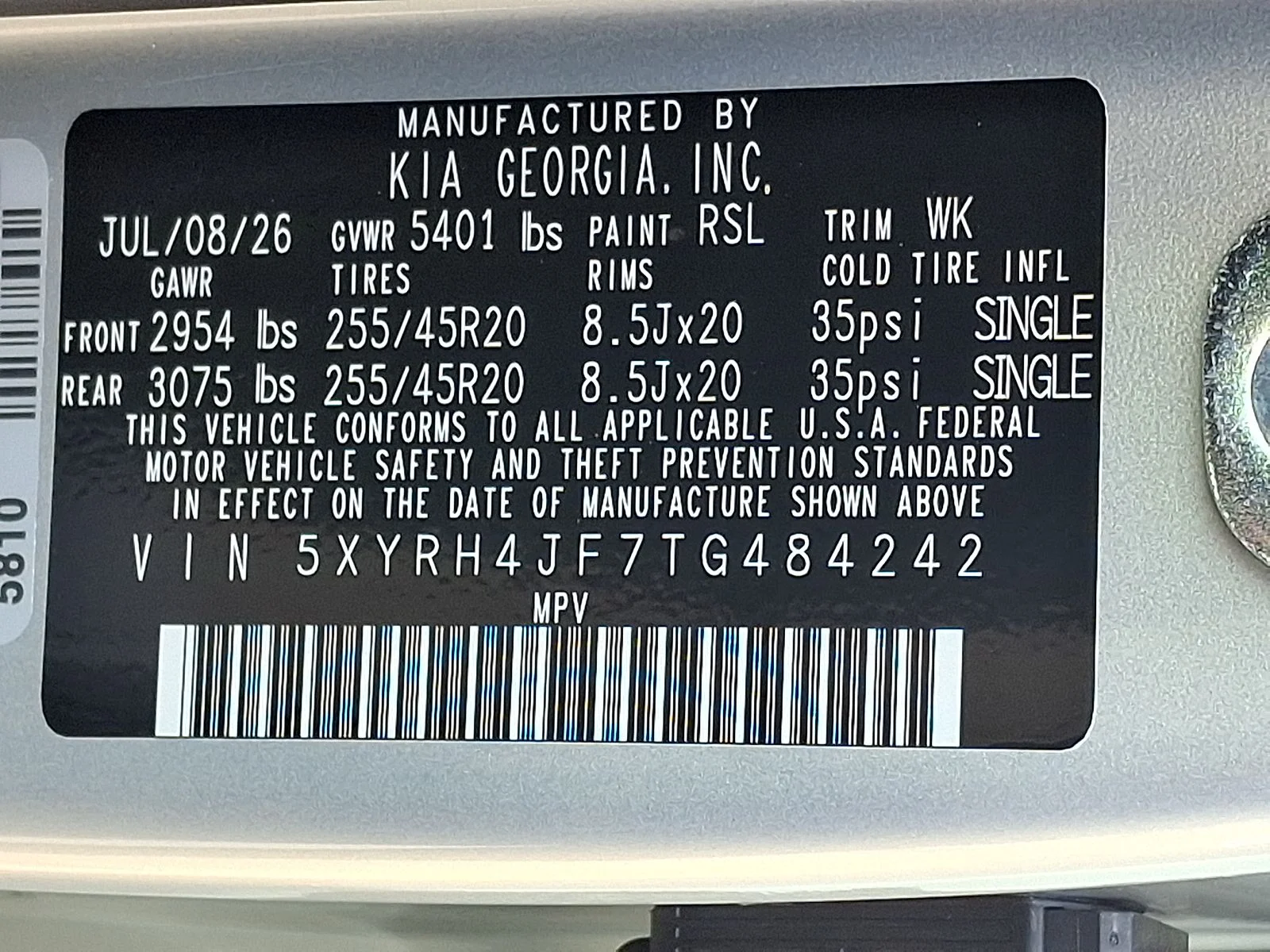 New 2026 Silver Kia EX image 25