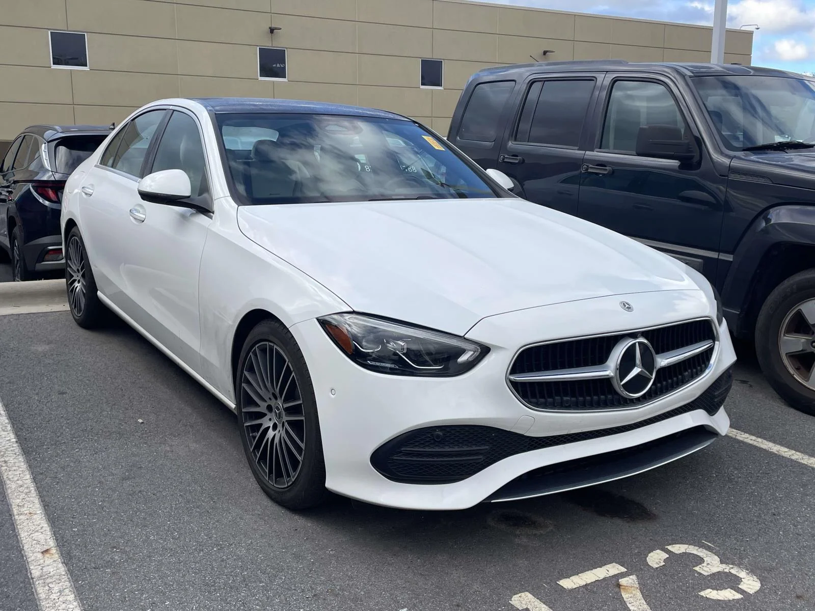 Used 2023 Polar White Mercedes-Benz C300 4MATIC® image 2