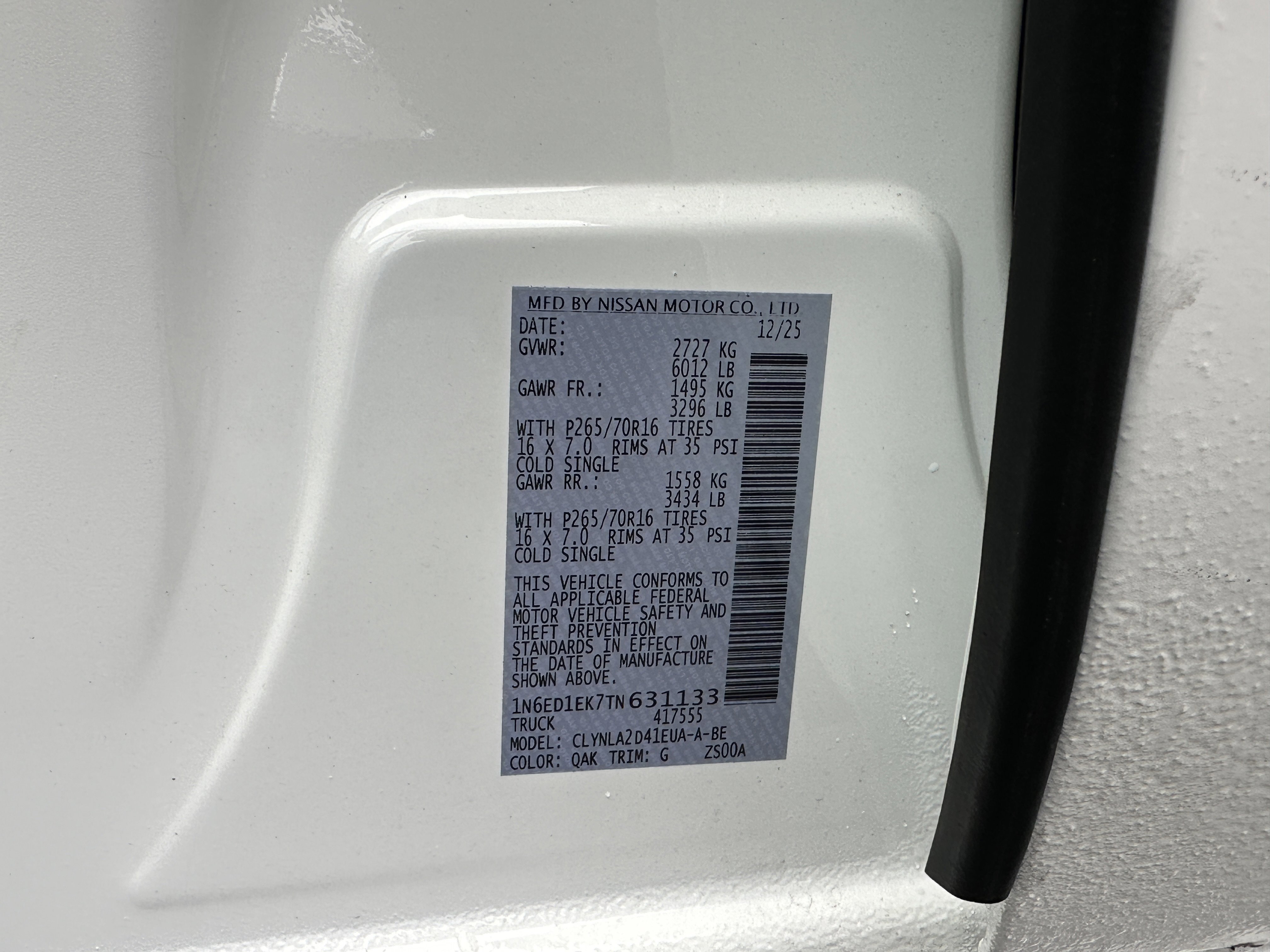 New 2026 Glacier White Nissan S image 29