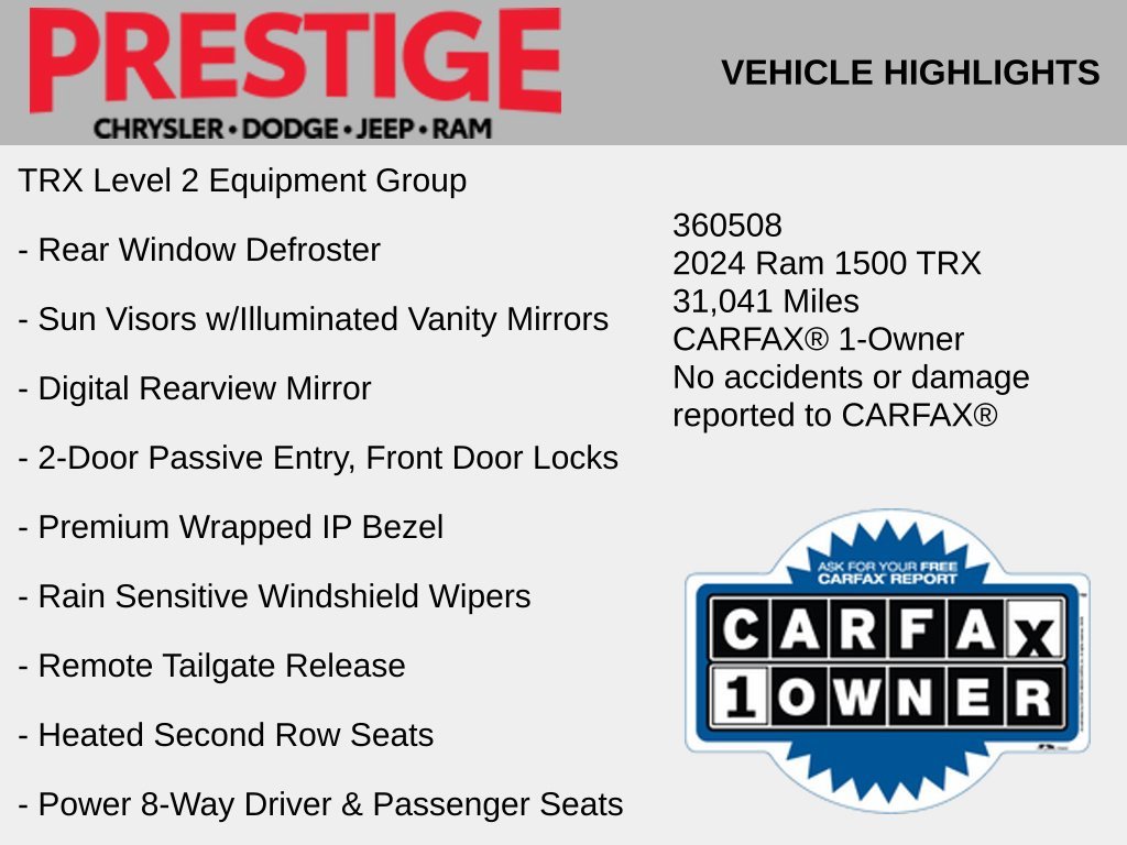 Used 2024 Red Ram TRX image 4