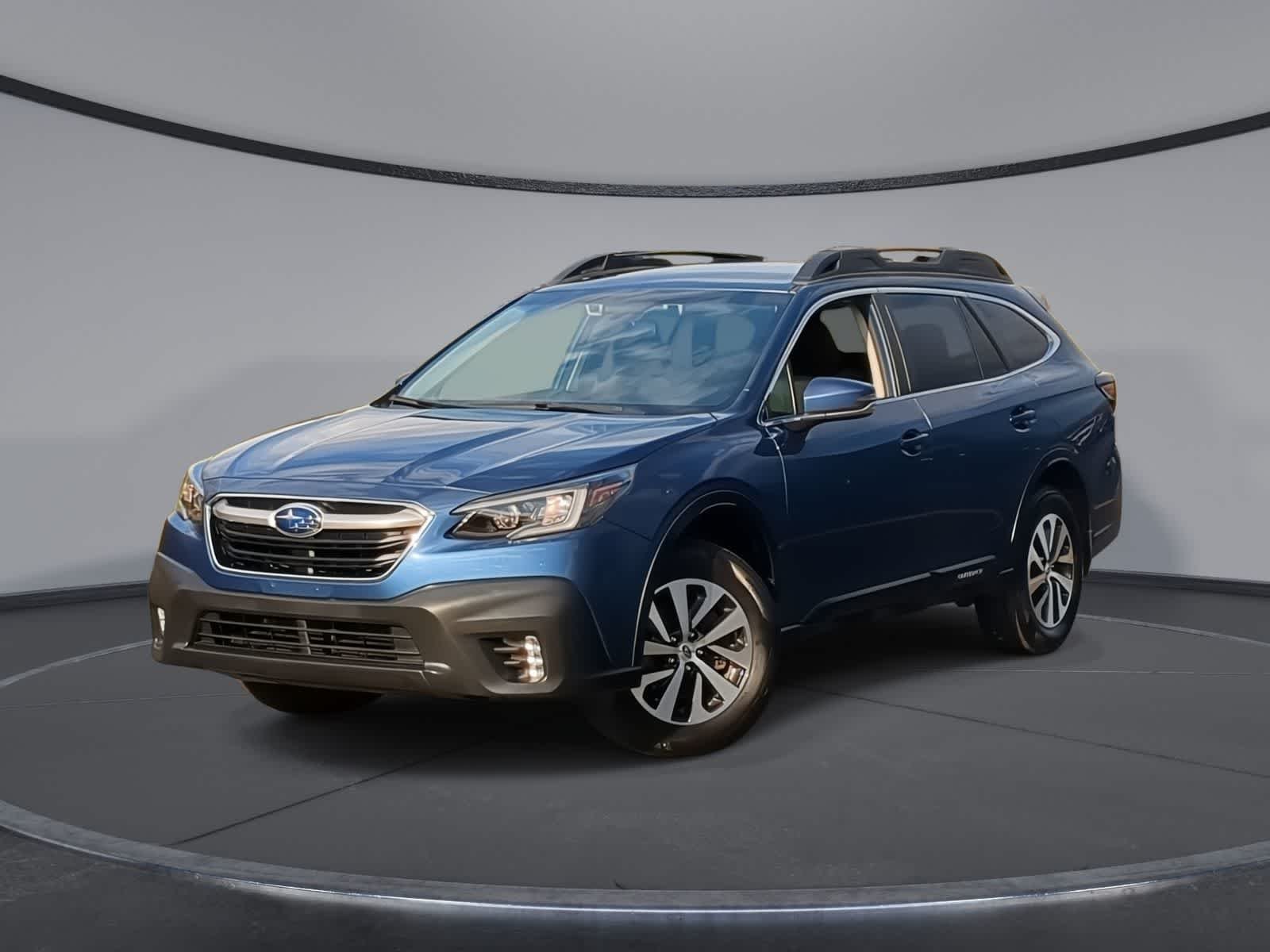 Certified Used 2022 Abyss Blue Pearl Subaru Premium image 1