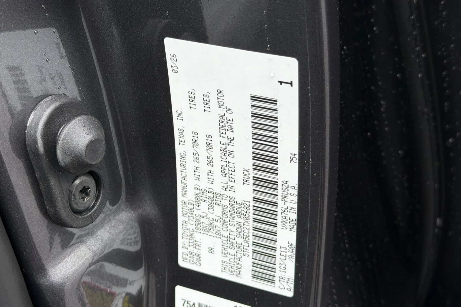 New 2026 Magnetic Gray Metallic Toyota  SR5 image 22
