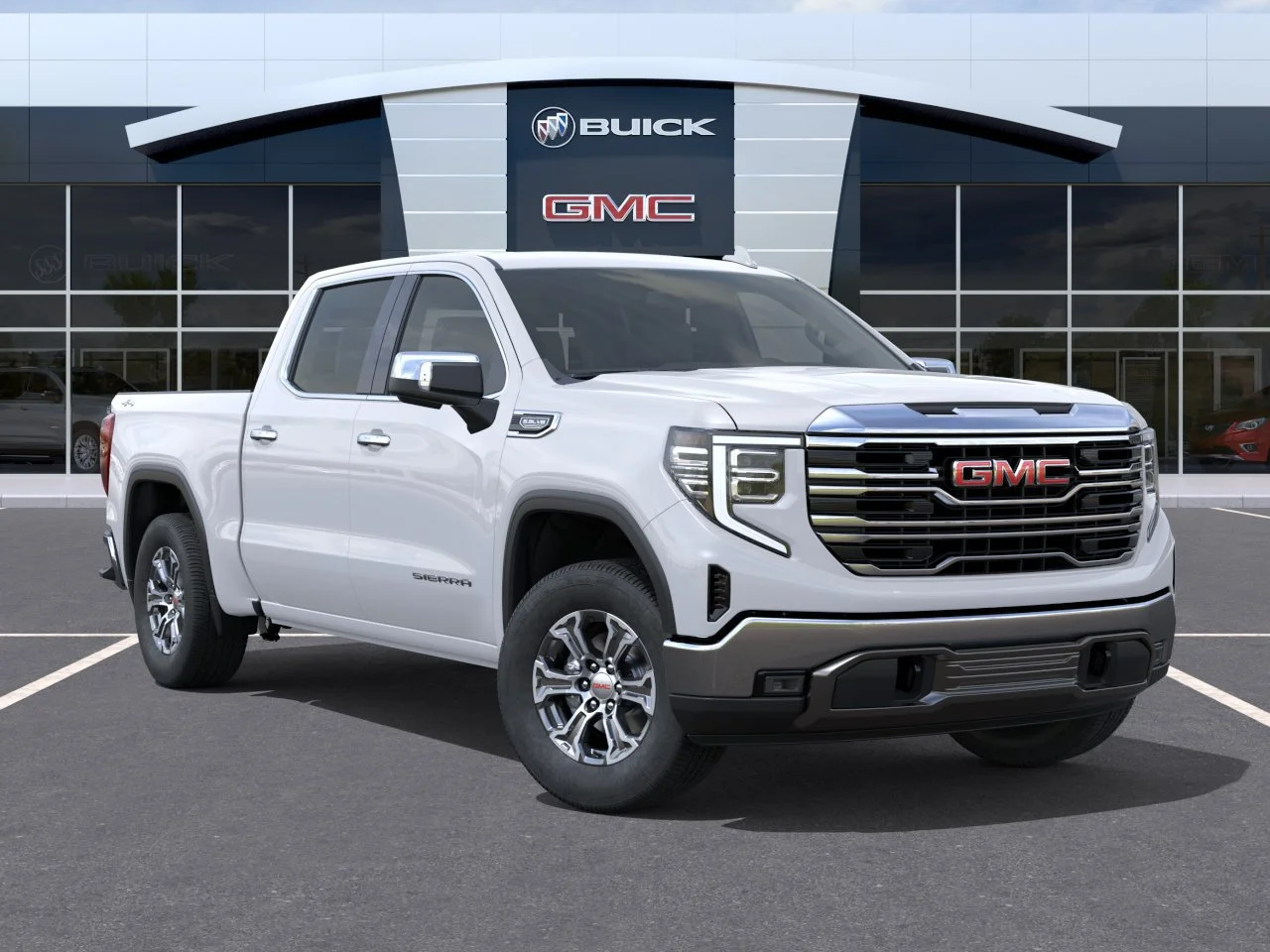 New 2026 Summit White GMC SLT image 7