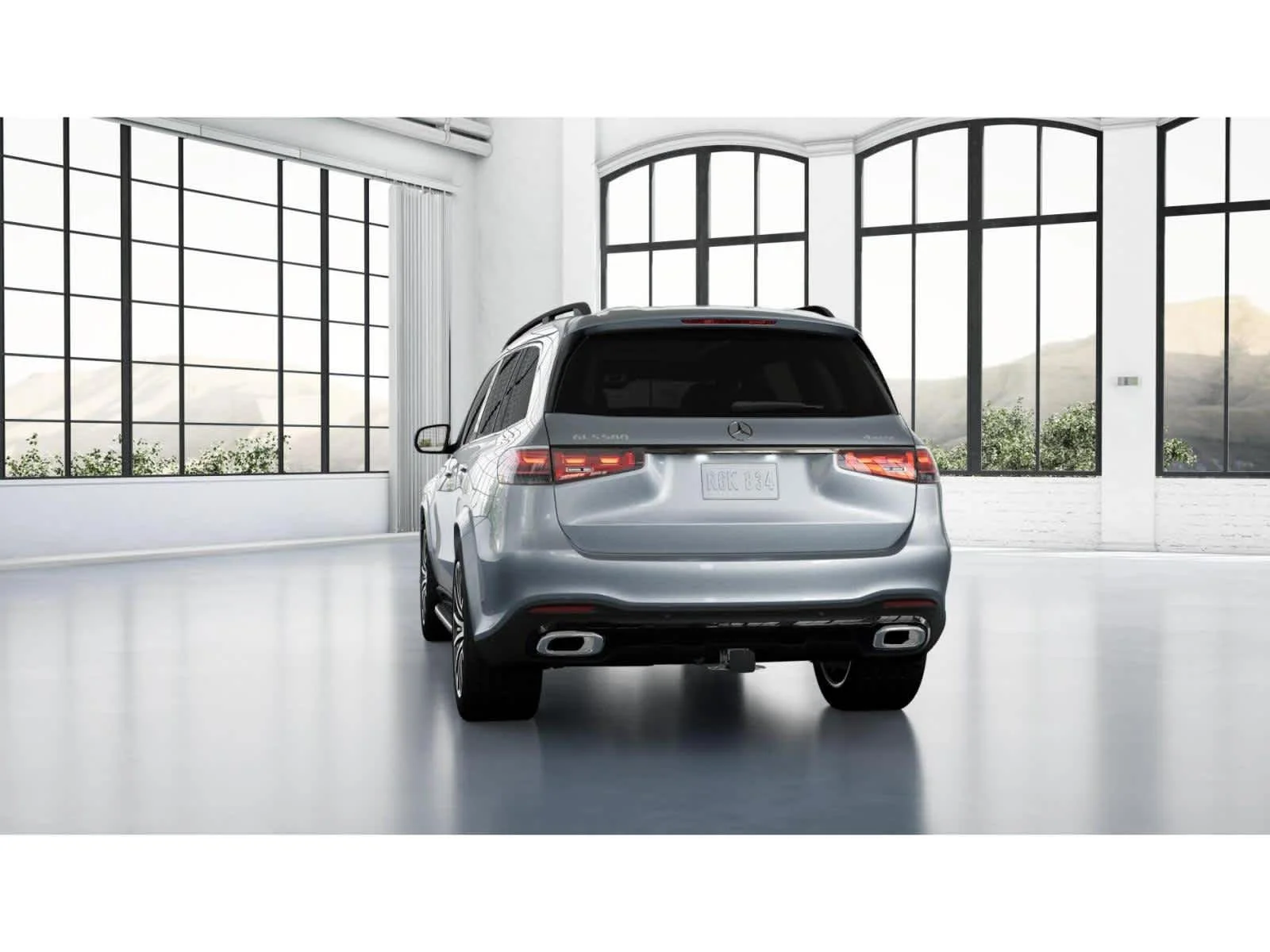 Used 2025 Cirrus Silver Metallic Mercedes-Benz GLS 580 image 25