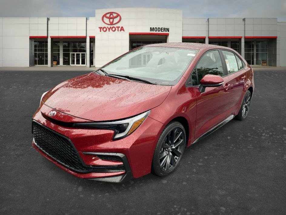 Certified Used 2024 Ruby Flare Pearl Toyota SE image 1