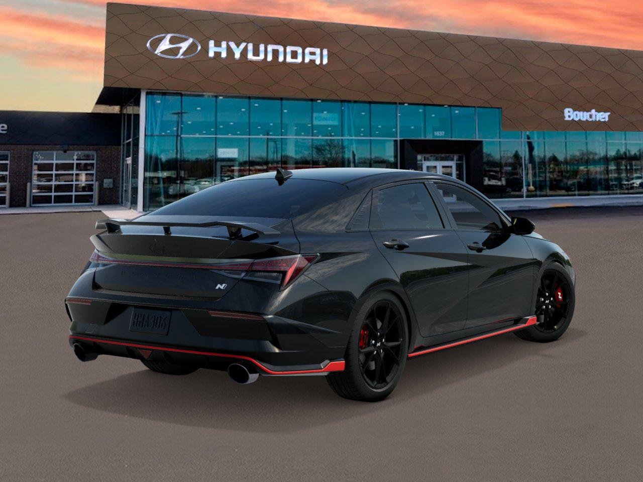New 2026 Abyss Black Hyundai Sedan image 4