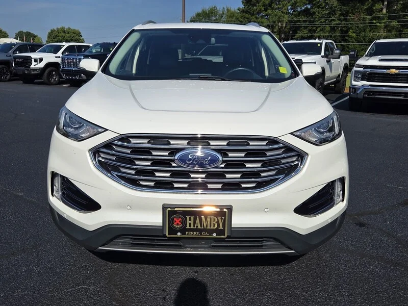 Used 2021 White Metallic FORD TITANIUM image 2