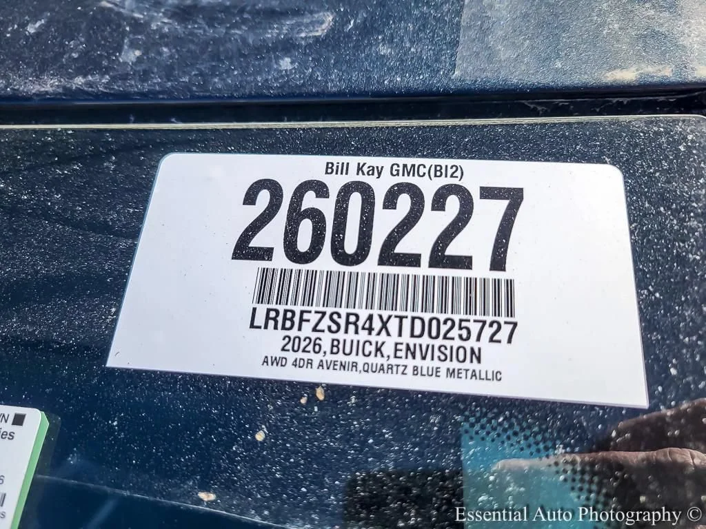 New 2026 Quartz Blue Metallic Buick Avenir image 21
