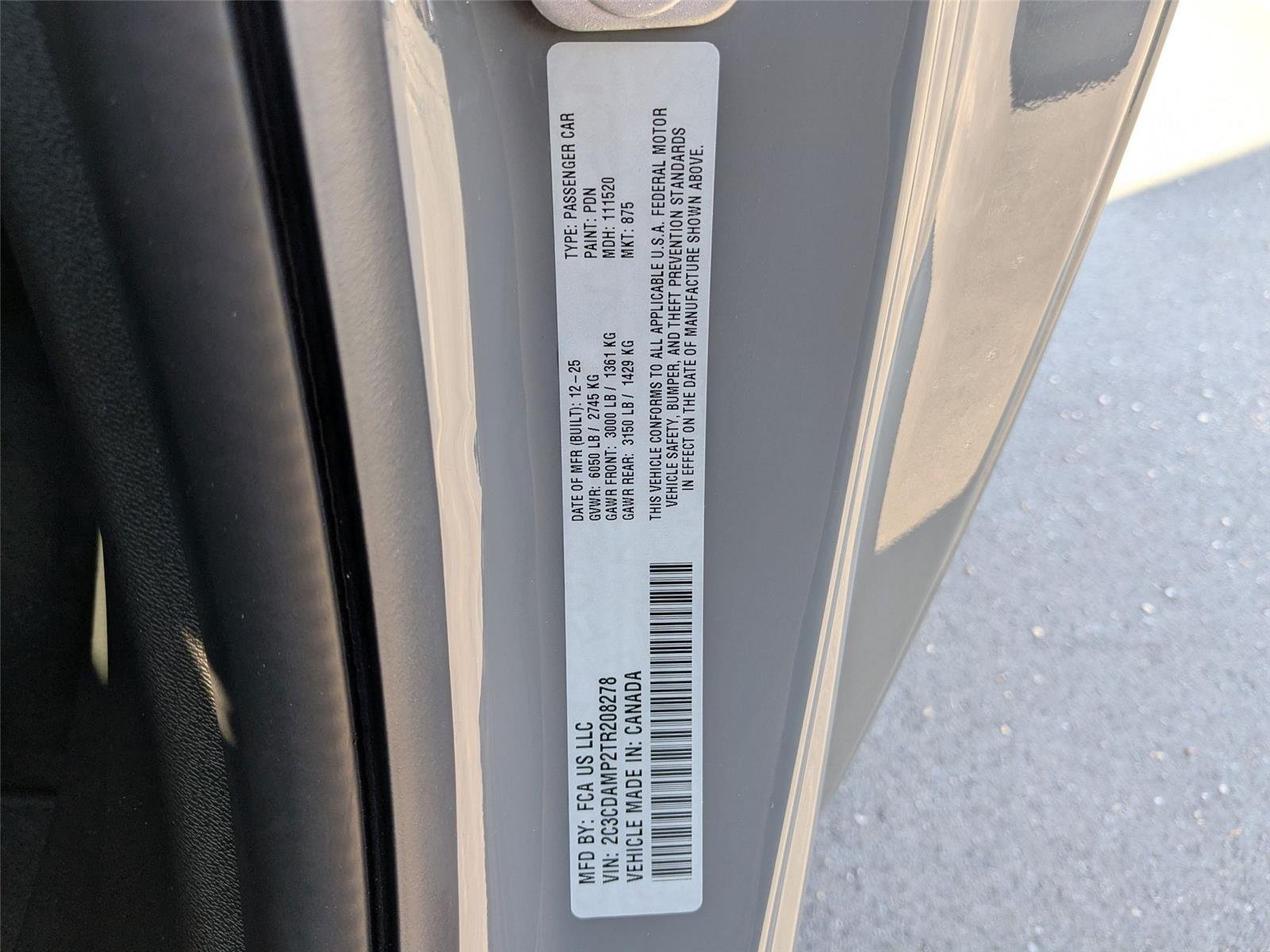New 2026 Destroyer Gray Exterior Paint Dodge Scat Pack image 33