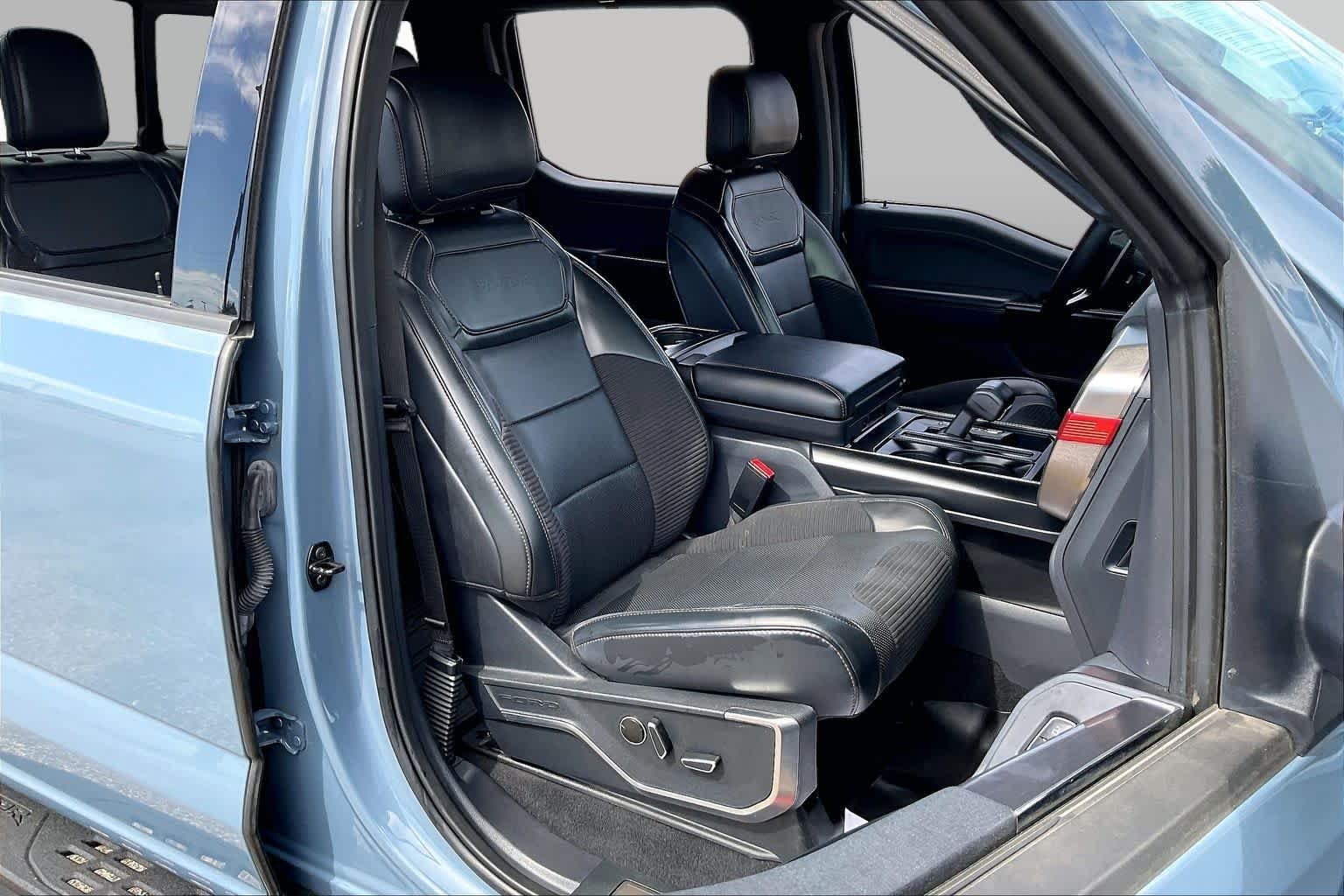Used 2023 Azure Gray Metallic Tri-Coat Ford Raptor image 9